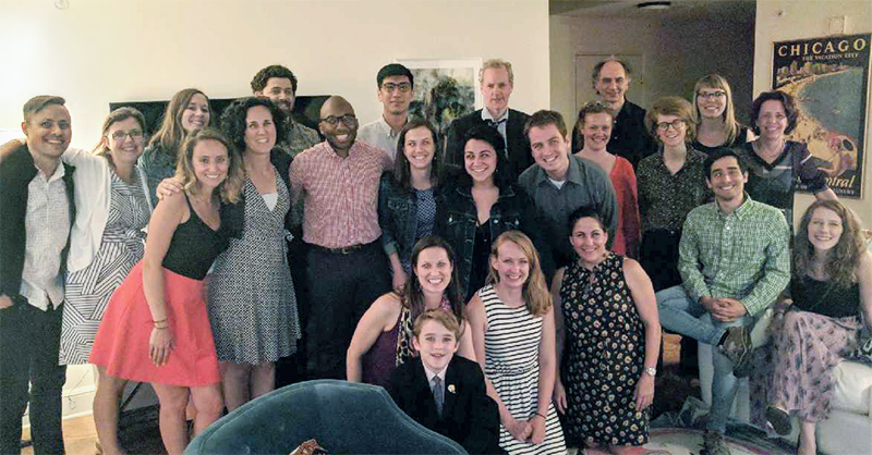 2019 McPherson Fellows at Diana Hess' house