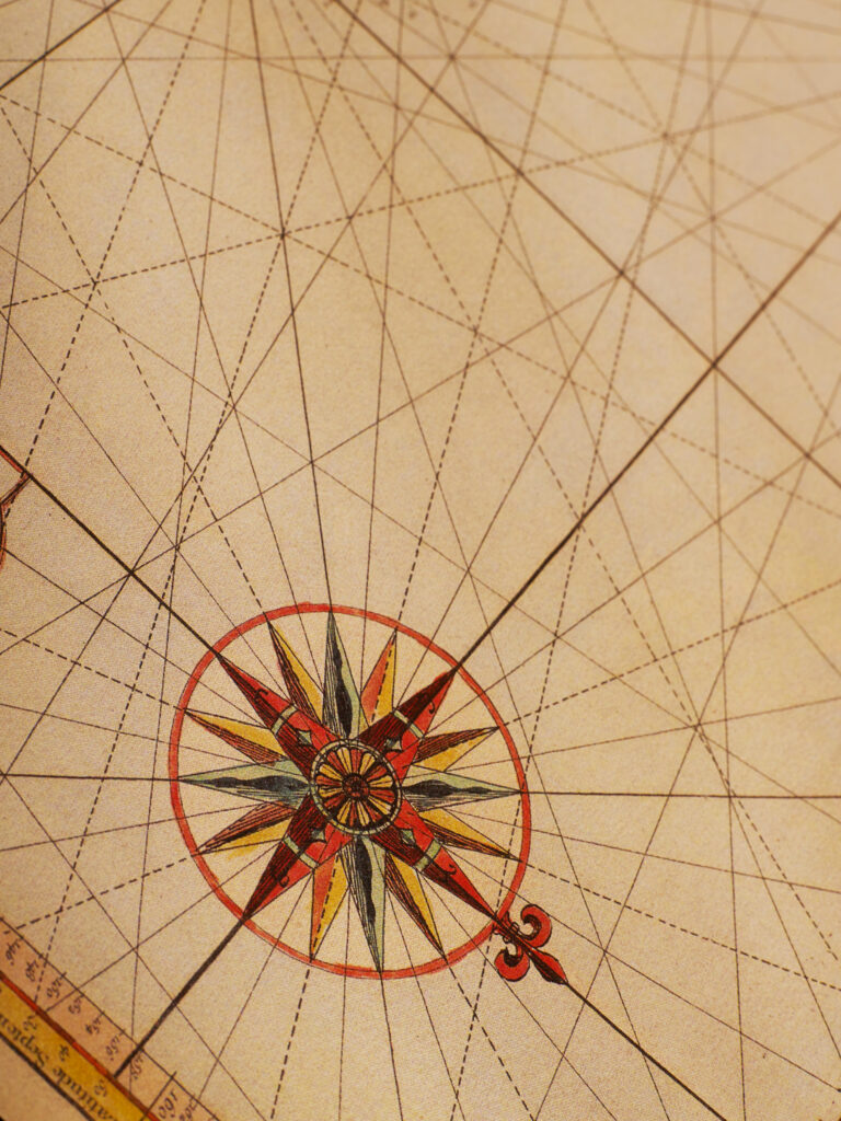 vintage compass rose